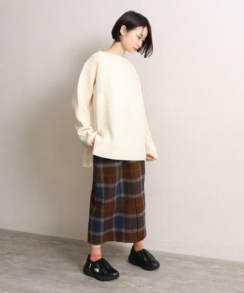 ECOLOGYボートネックスリットプルオーバー（cardo fabrica）