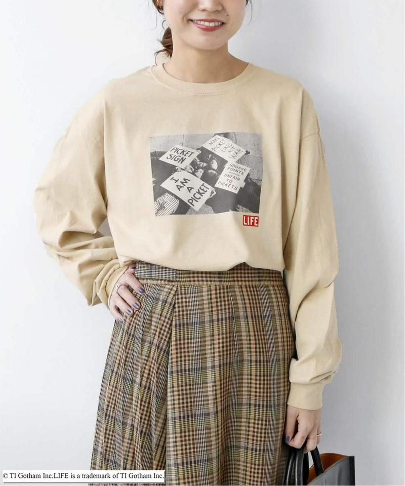 【LIFE MAGAGZINE/ライフマガジン】ロングスリーブTEE◆（JOURNAL STANDARD relume）