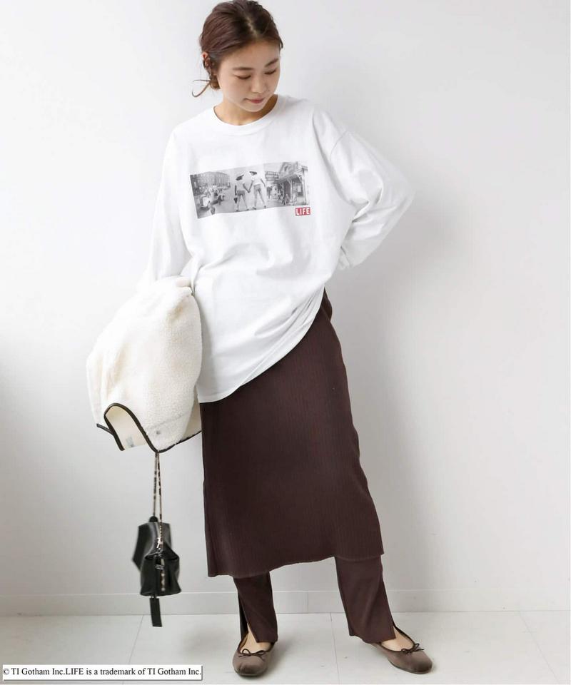 【LIFE MAGAGZINE/ライフマガジン】ロングスリーブTEE◆（JOURNAL STANDARD relume）