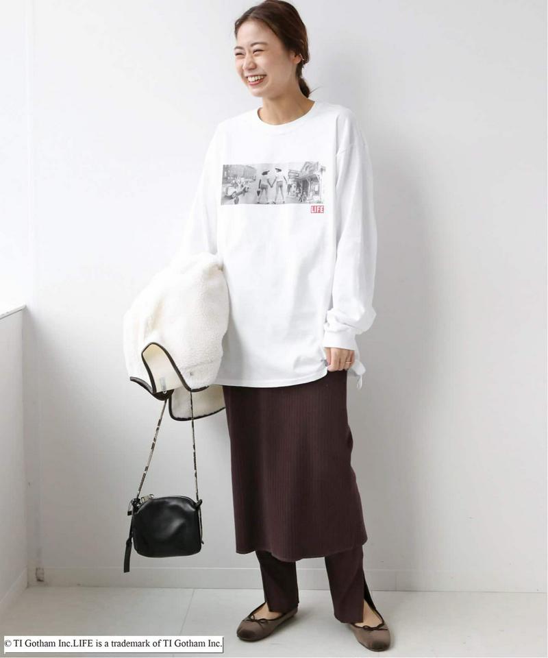 【LIFE MAGAGZINE/ライフマガジン】ロングスリーブTEE◆（JOURNAL STANDARD relume）
