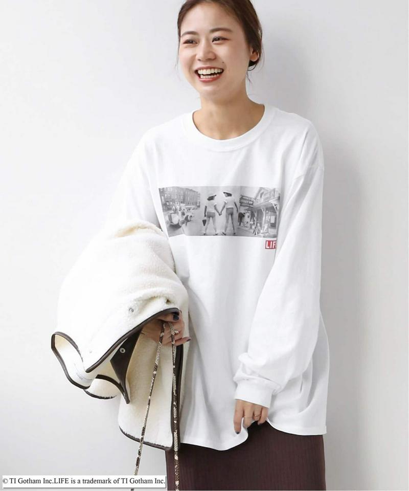 【LIFE MAGAGZINE/ライフマガジン】ロングスリーブTEE◆（JOURNAL STANDARD relume）