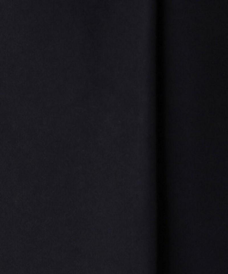 Vネックダブルブレステッド比翼コート