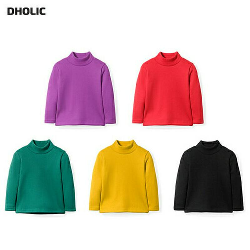 裏起毛ハーフネックTシャツ・p008391 キッズ【3~8才】【tops】【トップス Tシャツ 長袖 ハーフネック ハイネック 裏起毛 単色 無地 シンプル カジュアル ベーシック 女の子 男の子 冬 韓国 韓国子供服 子供 こども 子供服 こども服】【KIDS】