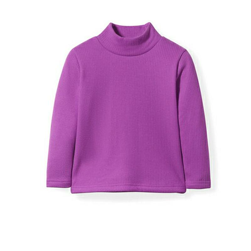 裏起毛ハーフネックTシャツ・p008391 キッズ【3~8才】【tops】【トップス Tシャツ 長袖 ハーフネック ハイネック 裏起毛 単色 無地 シンプル カジュアル ベーシック 女の子 男の子 冬 韓国 韓国子供服 子供 こども 子供服 こども服】【KIDS】