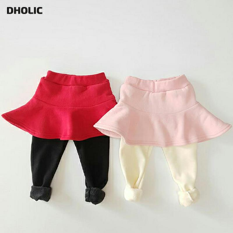 【キッズ20%OFF】裏起毛スカートレギンス・u08365 キッズ【3~8才】【pt】【スカートレギンス スカート レギンス 裏