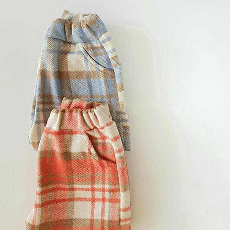 【キッズ20%OFF】ウールブレンドチェックパンツ・u08361 キッズ【3~8才】【pt】【パンツ ズボン ロングパンツ 長ズ