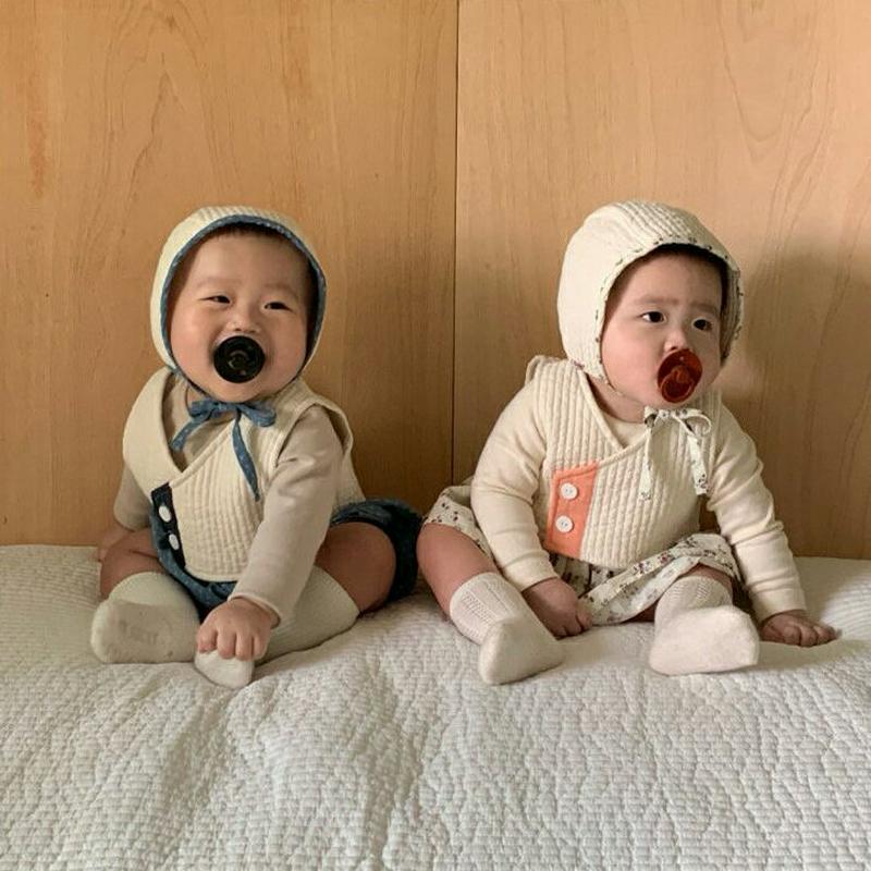 【キッズ20%OFF】韓服ブルマパンツ上下SET(ブルー)・u06274 キッズ【0~2才】【set】【セット 上下 set 韓