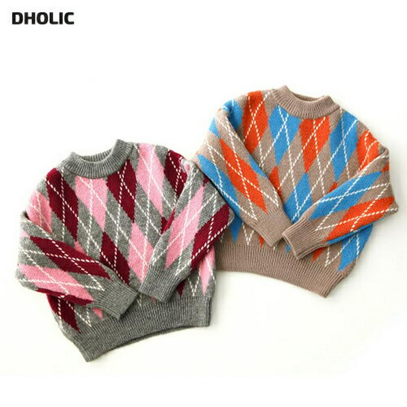 【キッズ20%OFF】アーガイルニット・u08308 キッズ【3~8才】【tops】【トップス ニット ニットトップス 長袖 総