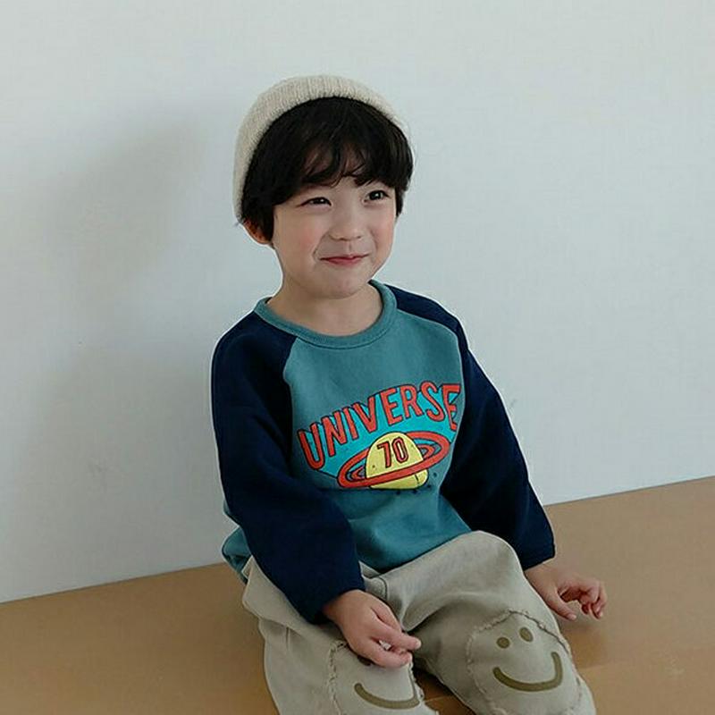 【キッズ20%OFF】裏起毛UNIVERSEソフトスペースTシャツ・u08327 キッズ【3~8才】【tops】【トップス Tシ