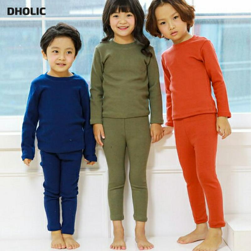 【キッズ30%OFF】ベーシックインナー上下SET・u08249 キッズ【3~8才】【set】【セットアップ setup トップス 長袖 パンツ ズボン ベーシック 単色 無地 シンプル カジュアル ラフ 女の子 男の子 秋 冬 韓国 韓国子供服 子供 こども 子供服 こども服】【KIDS】