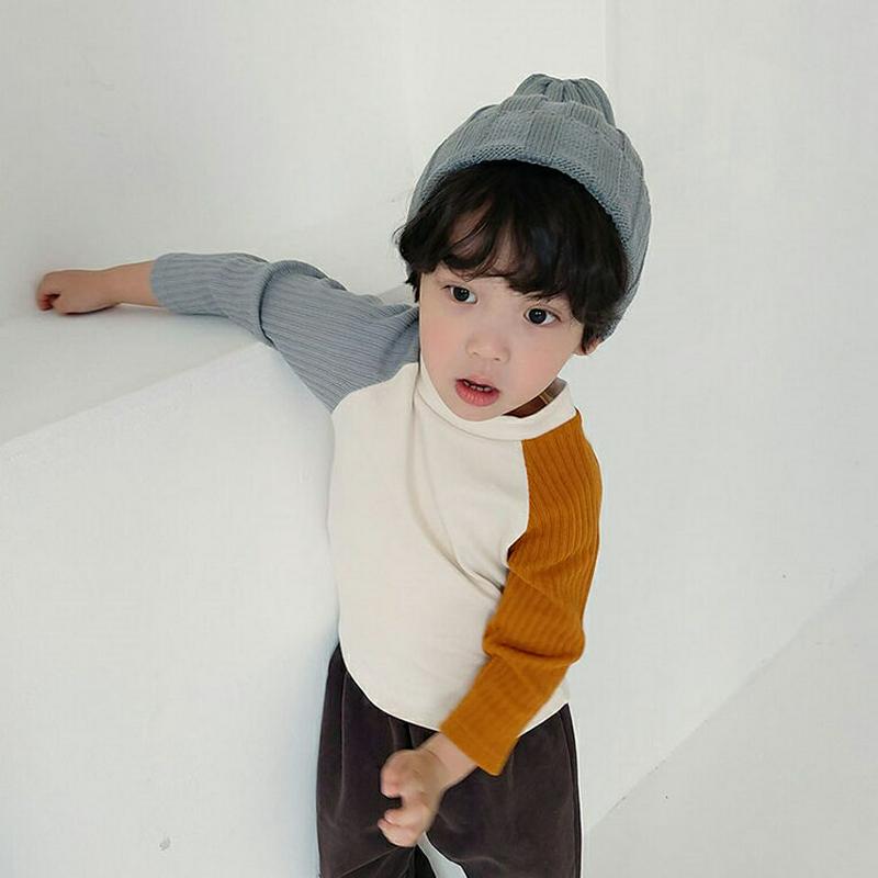 【キッズ20%OFF】リブ配色ラグランTシャツ・u08324 キッズ【3~8才】【tops】【トップス Tシャツ 長袖 ラグラン