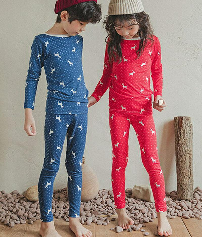 【キッズ20%OFF】アニマルパジャマSET(レッド)・p008221 キッズ【3~8才】【uw】【パジャマ ルームウェア 部屋