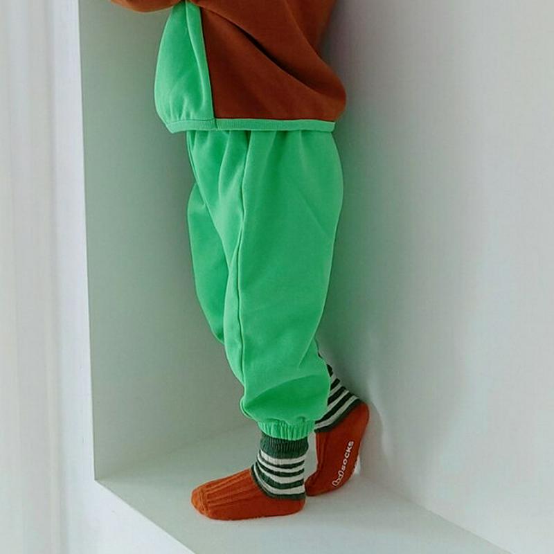 【キッズ20%OFF】裏起毛ゴムヘムパンツ・u08316 キッズ【3~8才】【pt】【パンツ ズボン ロングパンツ 長ズボン 裏