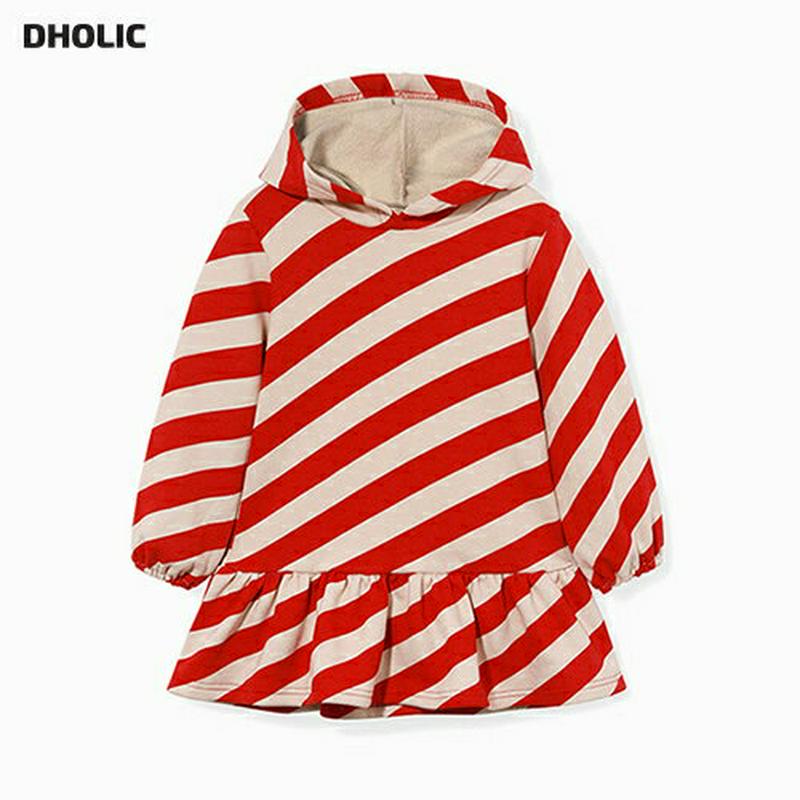 裏起毛ダイアゴナルラインワンピース・p008107 キッズ【3~8才】【ops】【ワンピース ミディ丈 ミディワンピース ダイアゴナル 裏起毛 ライン 長袖 フード カジュアル 女の子 冬 韓国 韓国子供服 子供 こども 子供服 こども服】【KIDS】