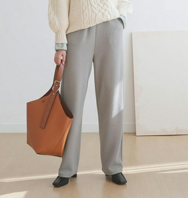 【新作10%OFF】ウエストストレッチパンツ・全3色・t61003 レディース【pt】【韓国 ファッション ボトムス ズボン パ