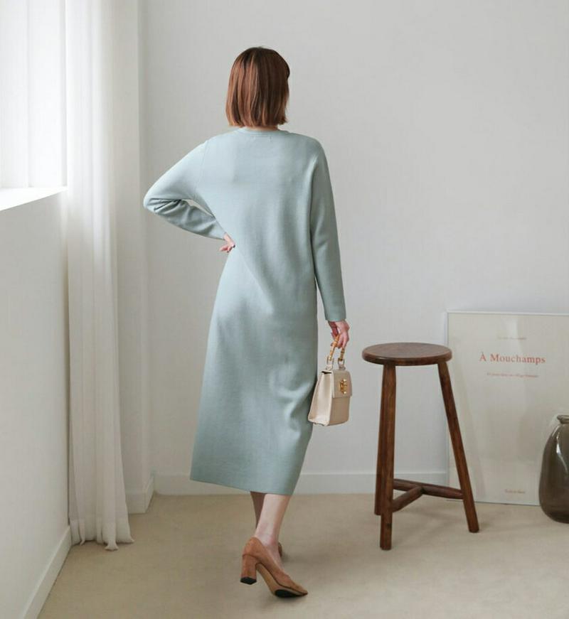 【新作10%OFF】ニットワンピース・全5色・b60949 レディース【ops】【韓国 ファッション ワンピース ロングワンピー