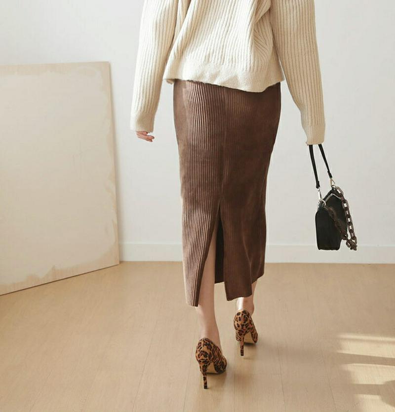 【新作10%OFF】コーデュロイHラインスカート・全3色・b61010 レディース【sk】【韓国 ファッション ボトムス スカー