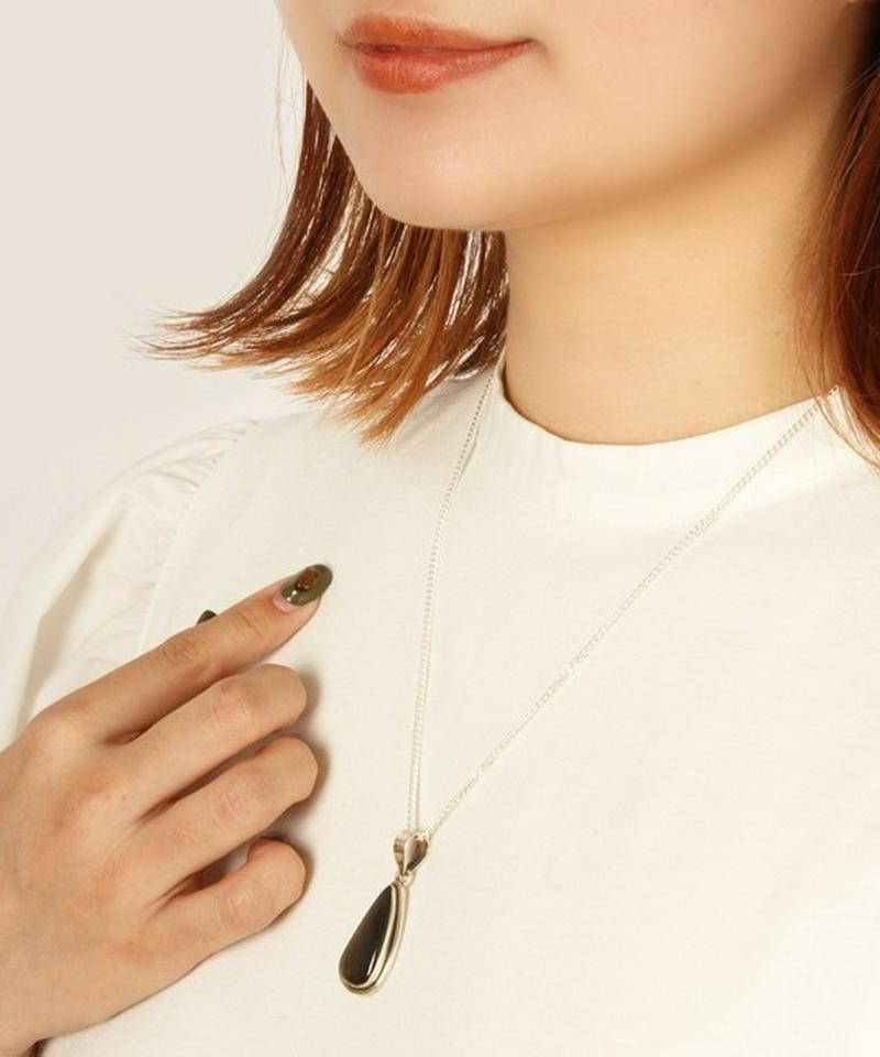 【こだわりのフランス買付】オブジディアンネックレス