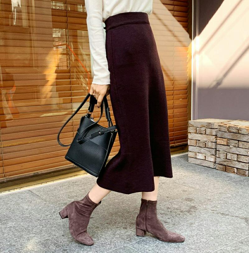 【新作10%OFF】ニットマーメイドスカート・全4色・b56194 レディース【sk】【韓国 ファッション ボトムス スカート 