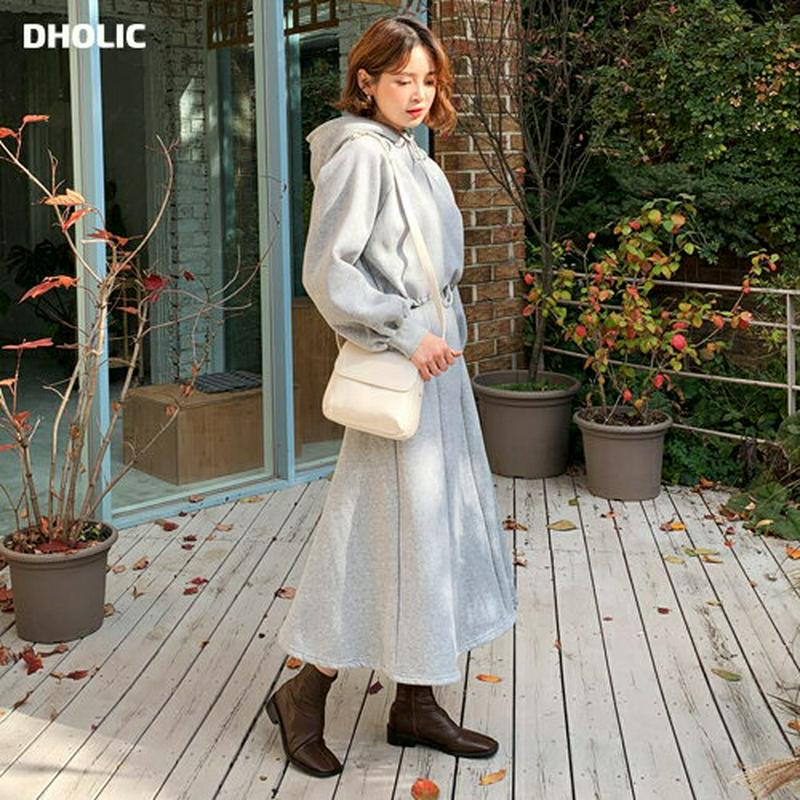 【新作10%OFF】裏起毛ドロストフーディ&スカートSET・全2色・t56171 レディース【ops】【韓国 ファッション セッ