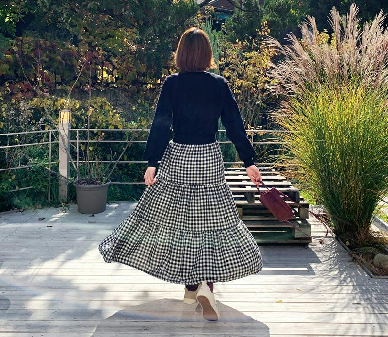 【新作10%OFF】裏起毛チェックティアードワンピース・全3色・b56172 レディース【ops】【韓国 ファッション ワンピー