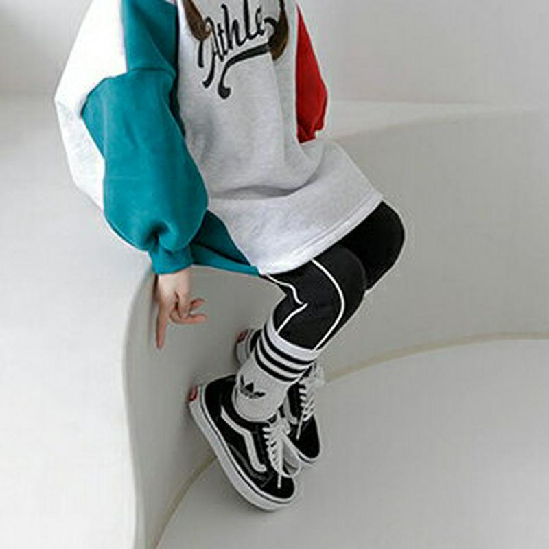 【キッズ20%OFF】サイドラインファーライニングレギンス・u08444 キッズ【3~8才】【pt】【レギンス パンツ ズボン 