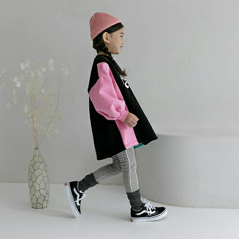 【キッズ20%OFF】サイドラインファーライニングレギンス・u08444 キッズ【3~8才】【pt】【レギンス パンツ ズボン 