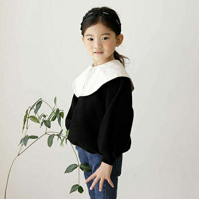【キッズ20%OFF】裏起毛ワイド配色カラースウェット・u08431 キッズ【3~8才】【tops】【トップス スウェット トレ