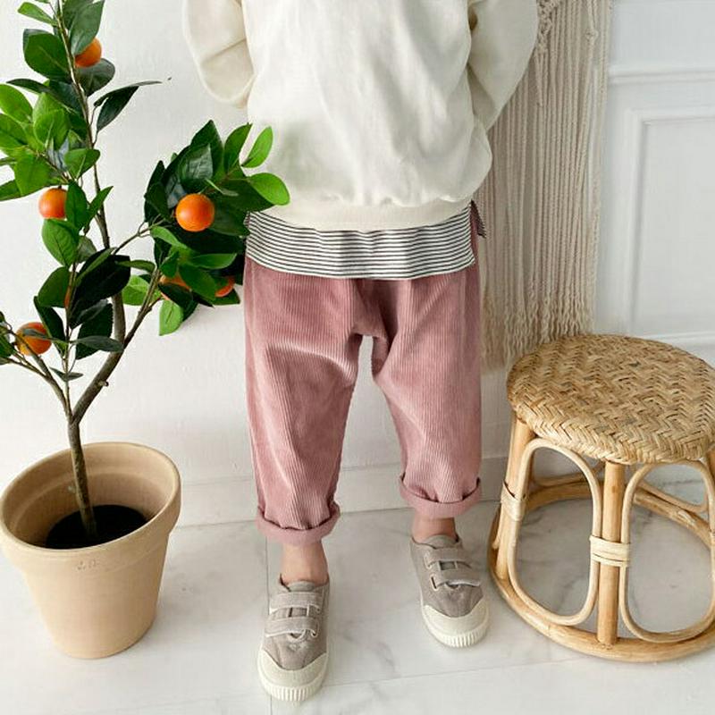【キッズ20%OFF】コーデュロイカラーパンツ・p008395 キッズ【3~8才】【pt】【パンツ ズボン ロングパンツ 長ズボ