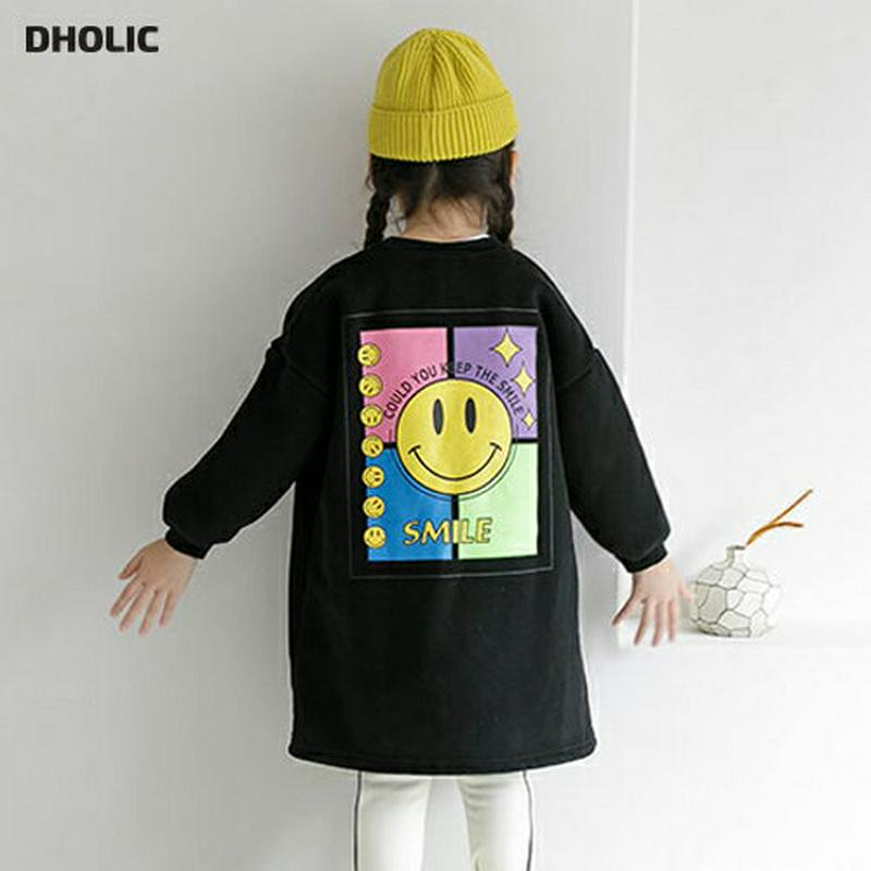 【キッズ20%OFF】裏起毛スマイルワンピース・u08422 キッズ【3~8才】【ops】【ワンピース ミディ丈 ミディワンピー