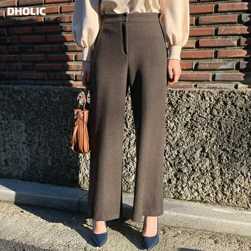 ソフトスラックス・全3色・t64910 レディース【pt】【韓国 ファッション ボトムス ズボン パンツ ロングパンツ ワイド 