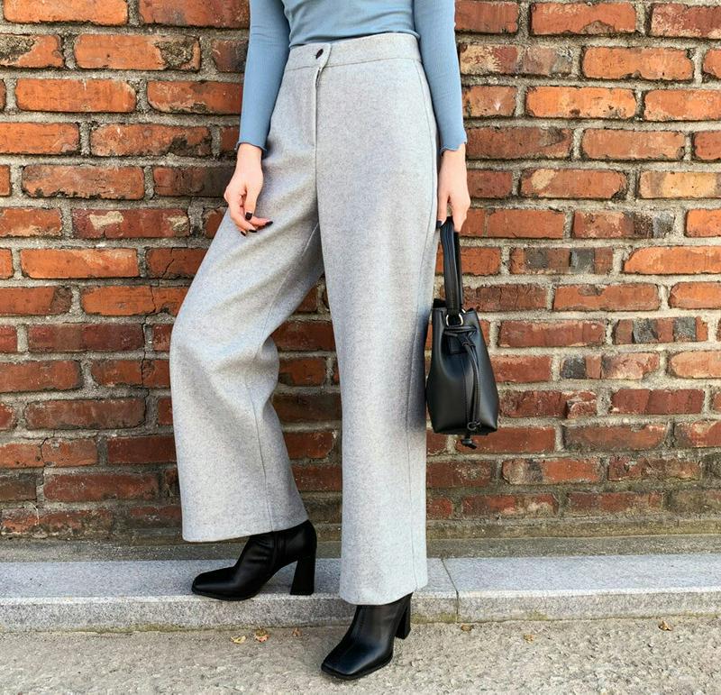 ソフトスラックス・全3色・t64910 レディース【pt】【韓国 ファッション ボトムス ズボン パンツ ロングパンツ ワイド 