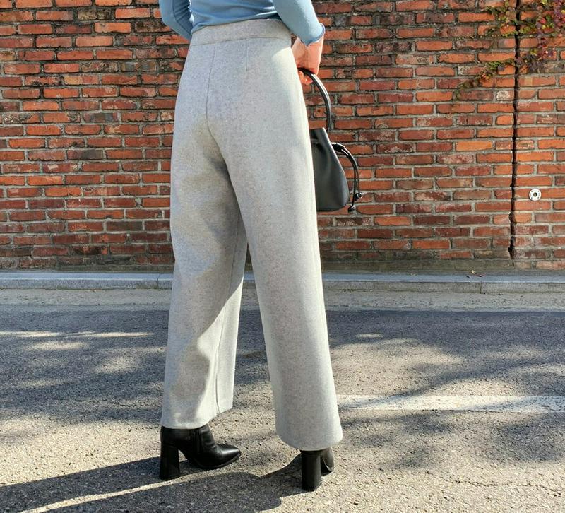 ソフトスラックス・全3色・t64910 レディース【pt】【韓国 ファッション ボトムス ズボン パンツ ロングパンツ ワイド 