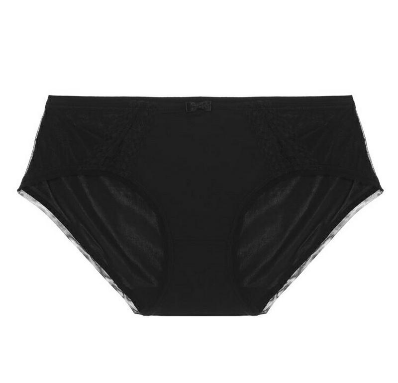 リボンレースショーツ・全2色・e44229 レディース【uw】【韓国 ファッション アンダーウェア ランジェリー 下着 ショーツ パンツ 単品 リボン レース シンプル シアー 透け感 シースルー かわいい 大人】