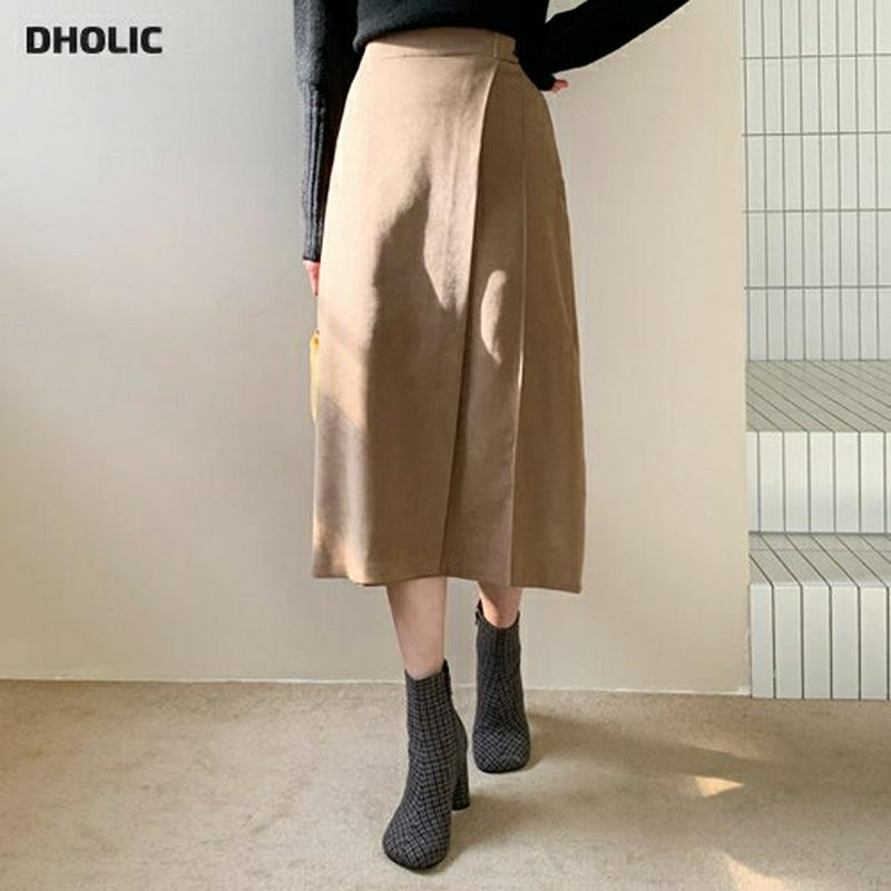 【新作10%OFF】サイドボタンダイアゴナルスカート・全4色・b61645 レディース【sk】【韓国 ファッション ボトムス ス