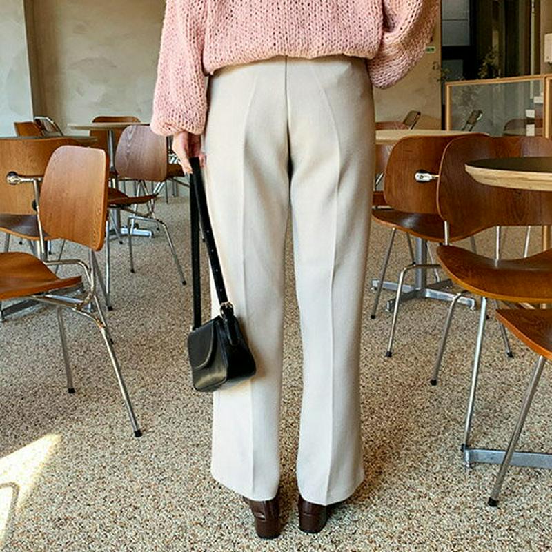 【新作10%OFF】ツータックワイドパンツ・全3色・t61635 レディース【pt】【韓国 ファッション ボトムス ズボン パン