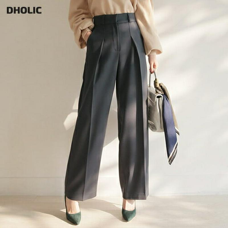 【新作10%OFF】タックワイドスラックス・全3色・t64975 レディース【pt】【スラックス パンツ ズボン ロングパンツ 