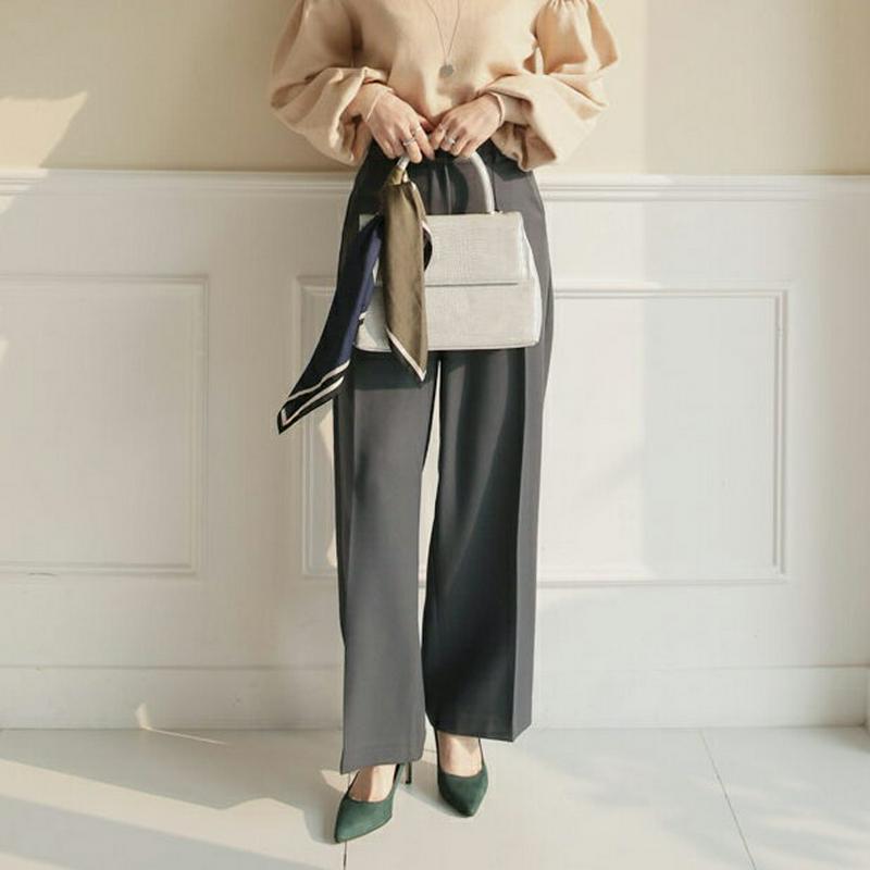 【新作10%OFF】タックワイドスラックス・全3色・t64975 レディース【pt】【スラックス パンツ ズボン ロングパンツ 