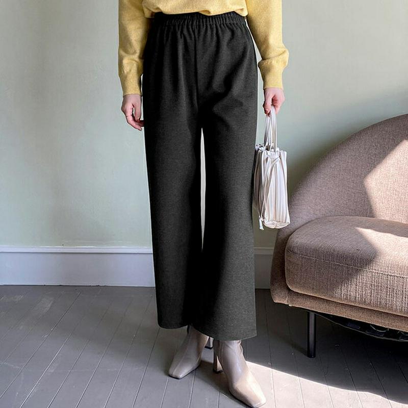 【新作10%OFF】ストレートパンツ・全4色・b64941 レディース【pt】【韓国 ファッション ボトムス ズボン パンツ ロ