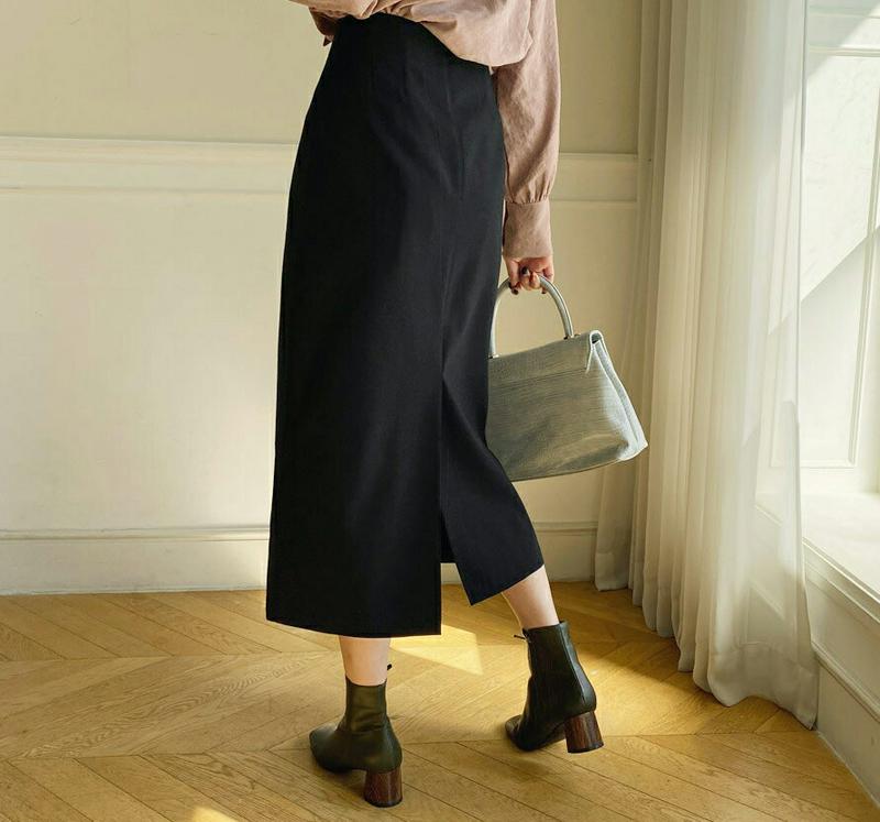 【新作10%OFF】スエード調Hラインスカート・全3色・b64936 レディース【sk】【韓国 ファッション ボトムス スカート