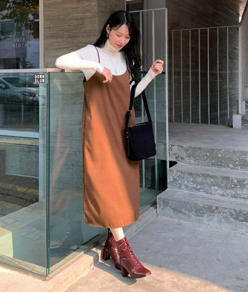 【新作10%OFF】ラウンドキャミワンピース・全3色・t64969 レディース【ops】【ワンピース ロング ロングワンピース 