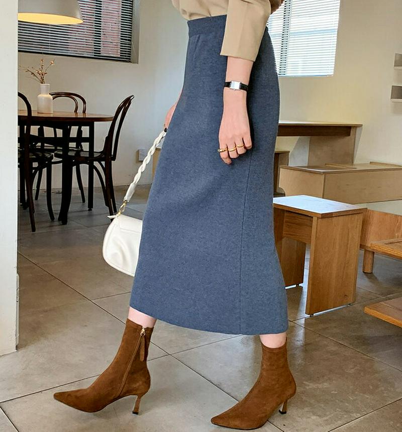 【新作10%OFF】ニットペンシルスカート・全4色・t64979 レディース【sk】【スカート ロング ロングスカート ペンシル