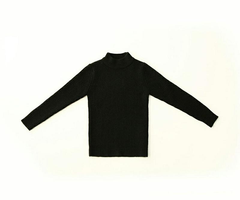 【キッズ20%OFF】ハーフネックリブニット・u08312 キッズ【3~8才】【tops】【トップス ニット ニットトップス 長