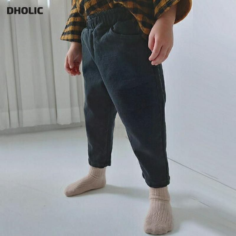 【キッズ20%OFF】ピーチスキンパンツ・u08310 キッズ【3~8才】【pt】【パンツ ズボン ロングパンツ 長ズボン 単色