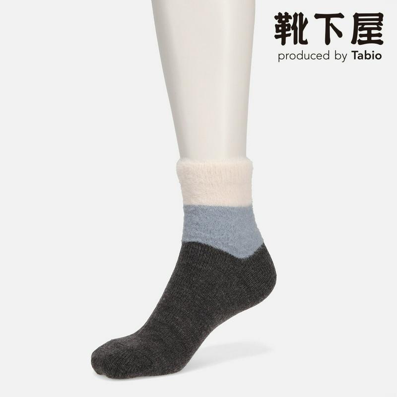 【全品送料無料★〜11/11 23:59迄】【あす楽】【Tabio】 ミンクモールボーダーショートソックス / 靴下屋 靴下 タ