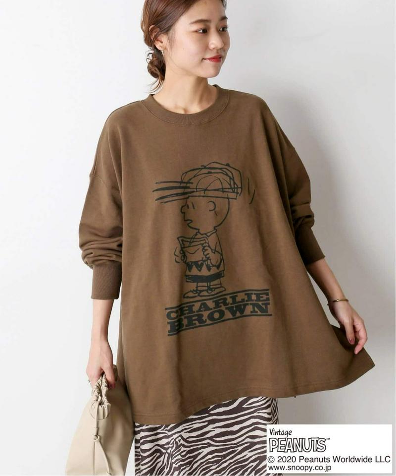 《追加》【PEANUTS】 SNOOPY スリットスウェット◆（JOURNAL STANDARD relume）