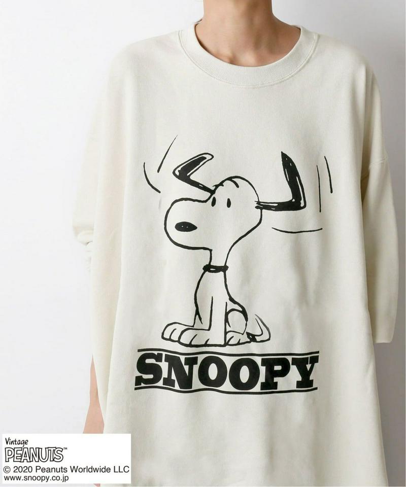 《追加》【PEANUTS】 SNOOPY スリットスウェット◆（JOURNAL STANDARD relume）