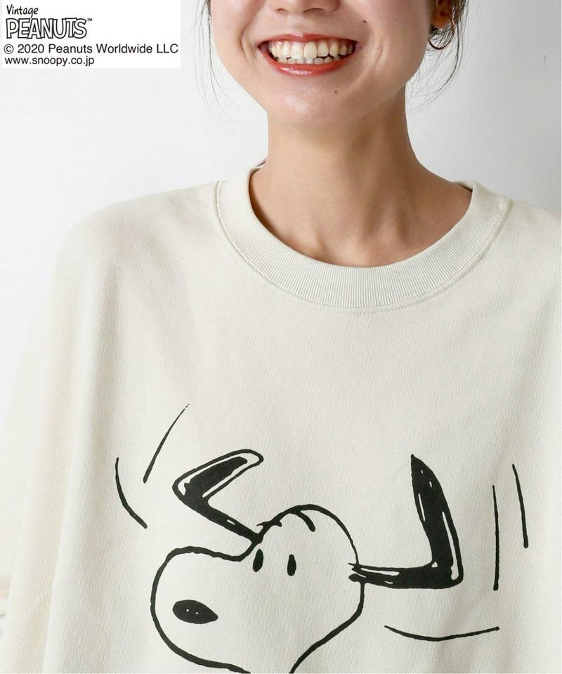 《追加》【PEANUTS】 SNOOPY スリットスウェット◆（JOURNAL STANDARD relume）