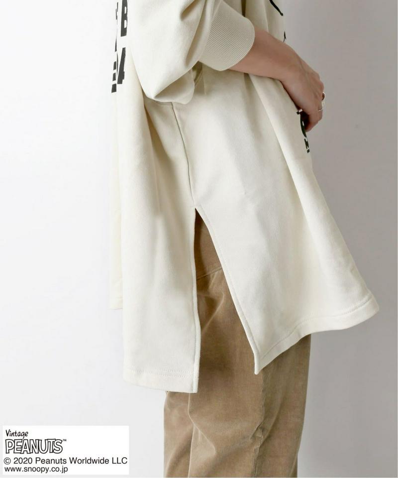 《追加》【PEANUTS】 SNOOPY スリットスウェット◆（JOURNAL STANDARD relume）