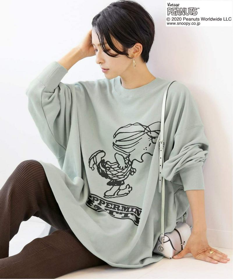 《追加》【PEANUTS】 SNOOPY スリットスウェット◆（JOURNAL STANDARD relume）